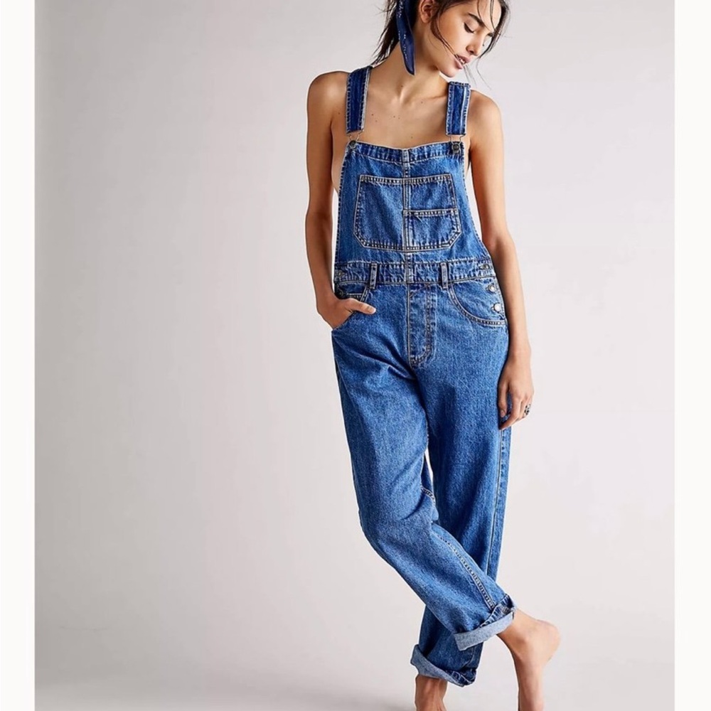 Free people ziggy overalls size xs